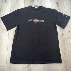 Harley-Davidson Skill Black Short Sleeve TShirt Mens Medium